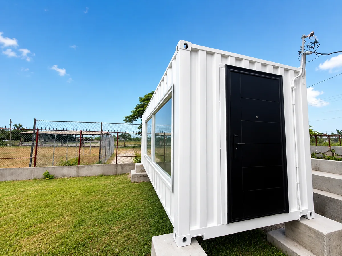 Refrigerated container ready for logistics deployment
